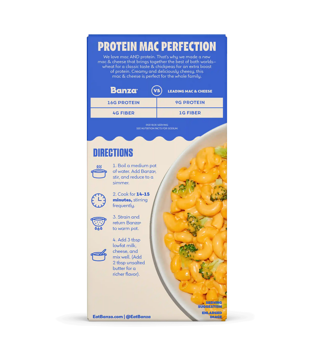 Wheat Protein Mac and Cheese Elbows – Yellow Cheddar (6-Pack)