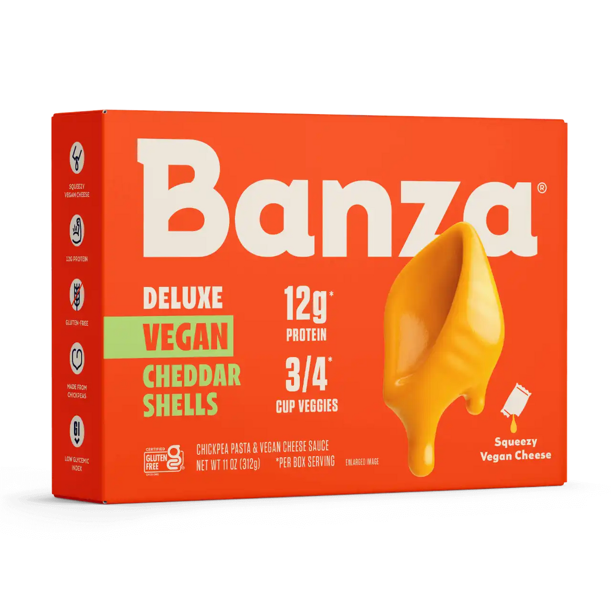 Vegan Deluxe Cheddar Shells