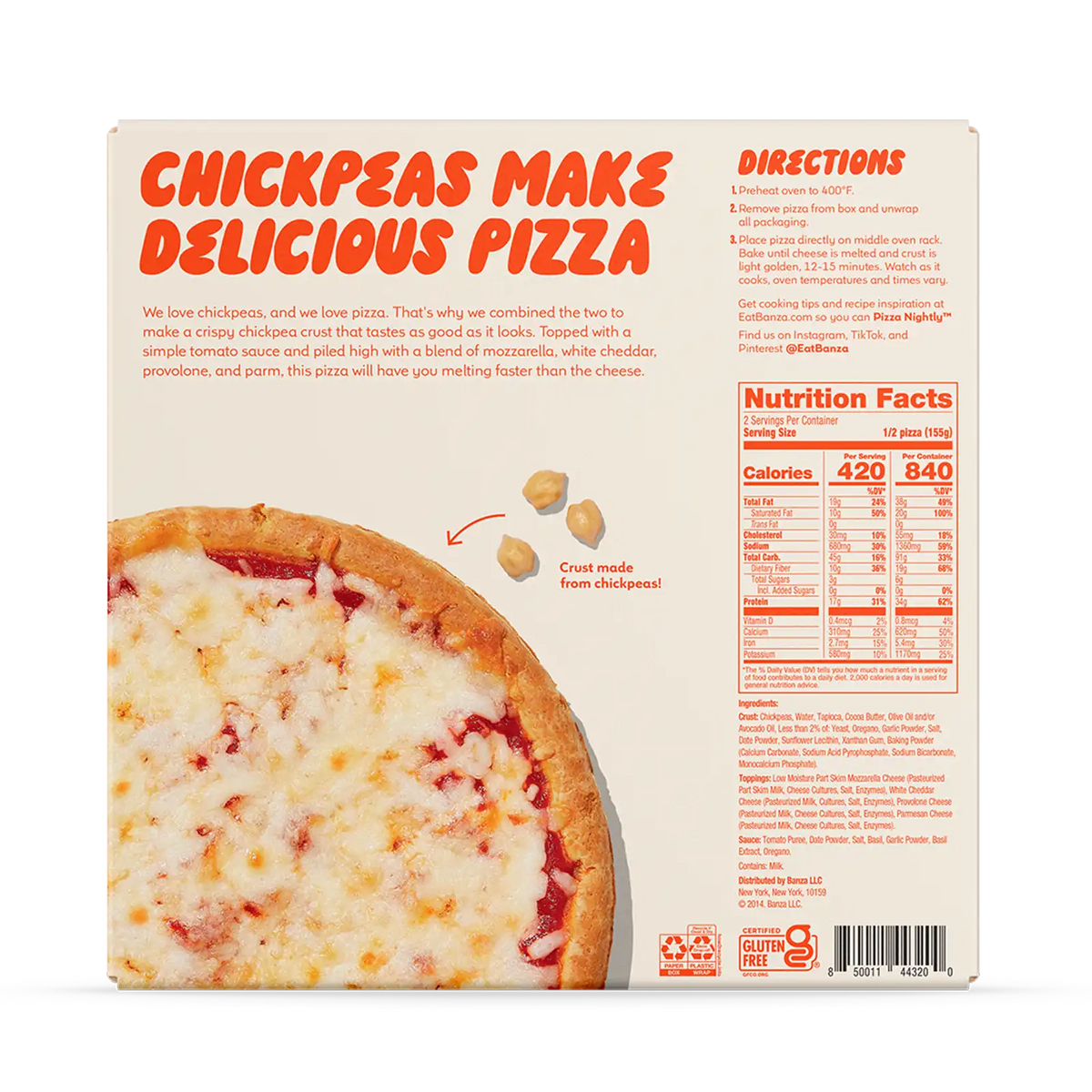 Four Cheese Pizza